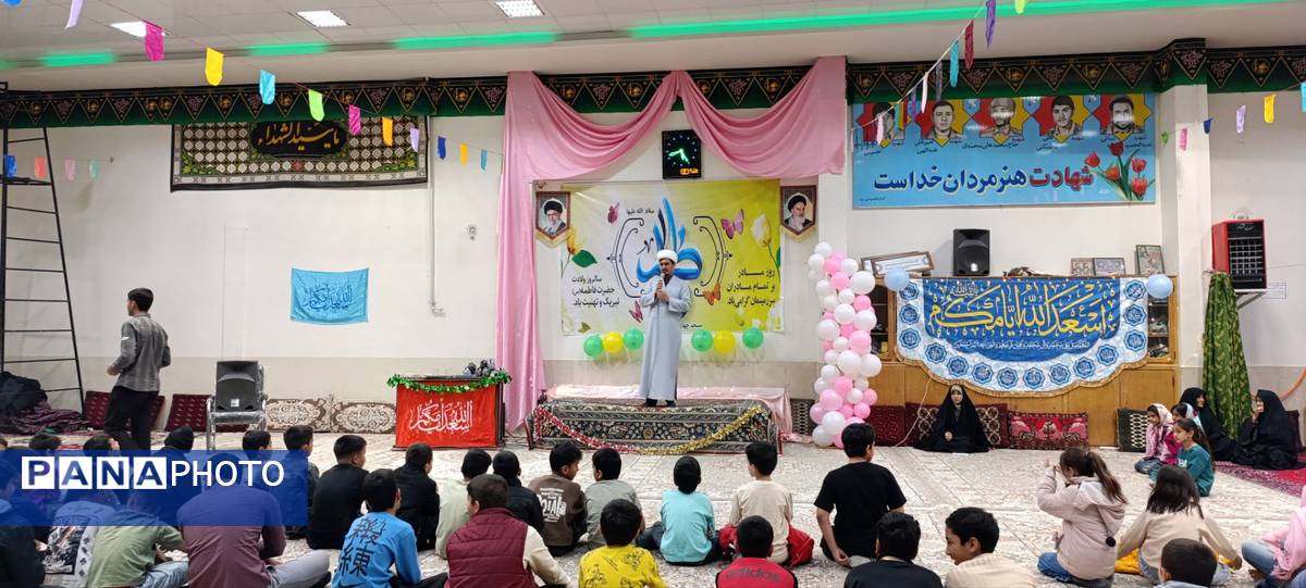 مراسم ولادت حضرت فاطمه (س)  در مسجد چهارده معصوم الغدیر