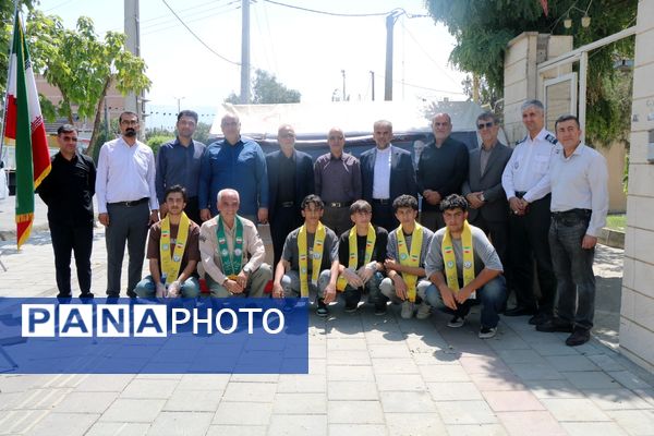 بازدید مشاور وزیر از موکب‌های سازمان دانش‌آموزی آذربایجان غربی
