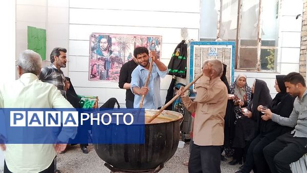 برپایی دیگ سمنوی بی بی رقیه (س)