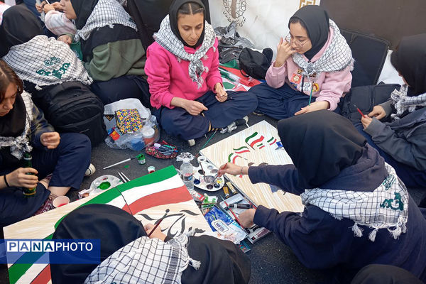 مراسم راهپیمایی ۱۳ آبان در تهران