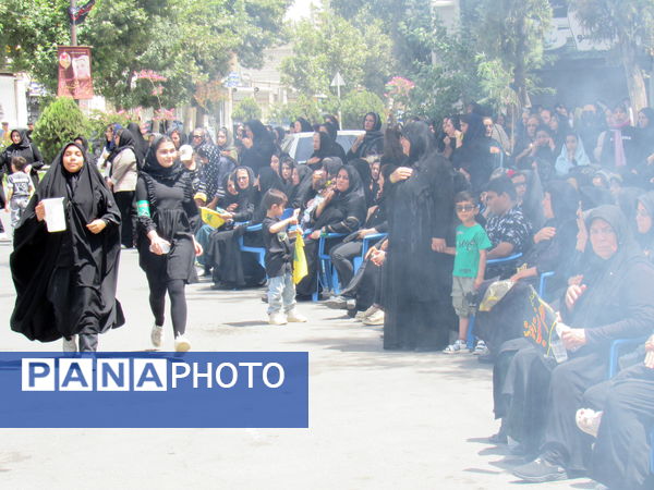 مراسم تاسوعای حسینی در کامیاران 