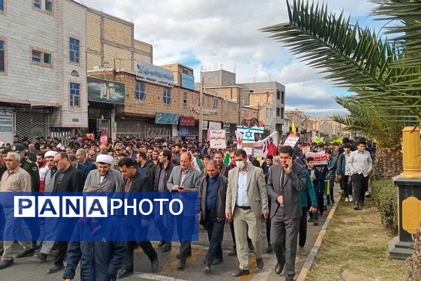 راهپیمایی روز 13 آبان در طارم