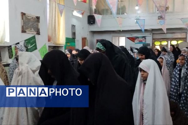 مراسم باشکوه اعتکاف در مسجد امام حسین(ع) کاشمر فدافن