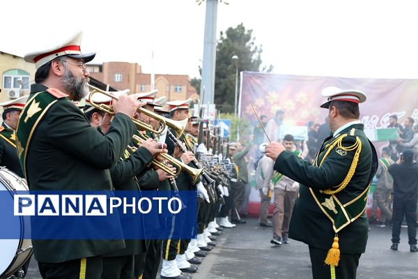 برگزاری مراسم باشکوه استقبال از شهدای گمنام در کرج 