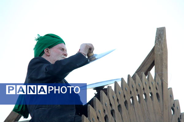 دسته عزای شهادت حضرت فاطمه الزهرا (س) در امامشهر یزد