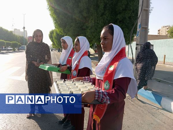 حال و هوای معنوی در دبستان شهید علی رضایی بندرعباس