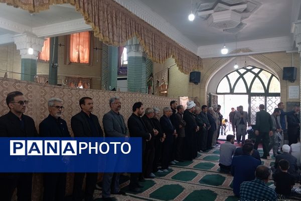 مراسم گرامیداشت شهید جمهور و شهدای سانحه بالگرد در شهرستان باخرز 