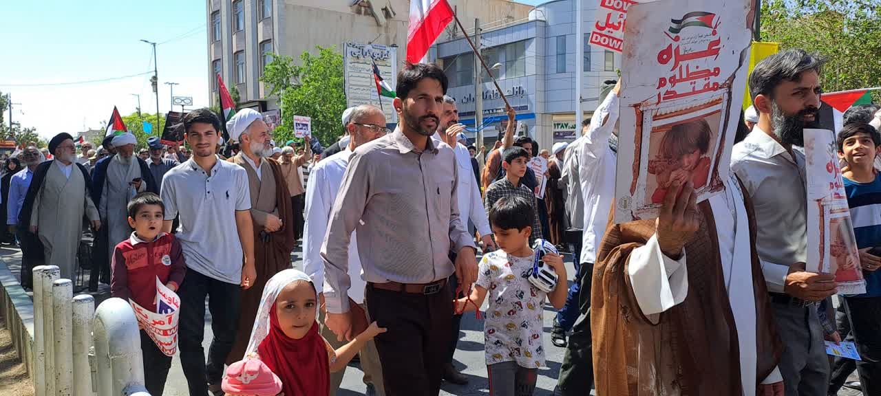 راهپیمایی «جمعه خشم» مردم قم در محکومیت جنایات رژیم غاصب صهیونیستی