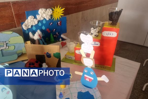 نمایشگاه نگهبان آب در دبستان حاتم ناحیه دو شهرری 