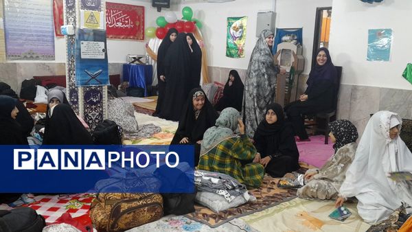 افتتاحیه اعتکاف در مسجد قائم المهدی جاهدشهر 