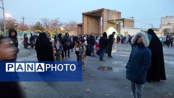 اعزام گروه سرود نونهالان هیات مکتب الزهرا (س) جهت اجرای ویژه برنامه اعیاد شعبانیه در حسینیه معلی