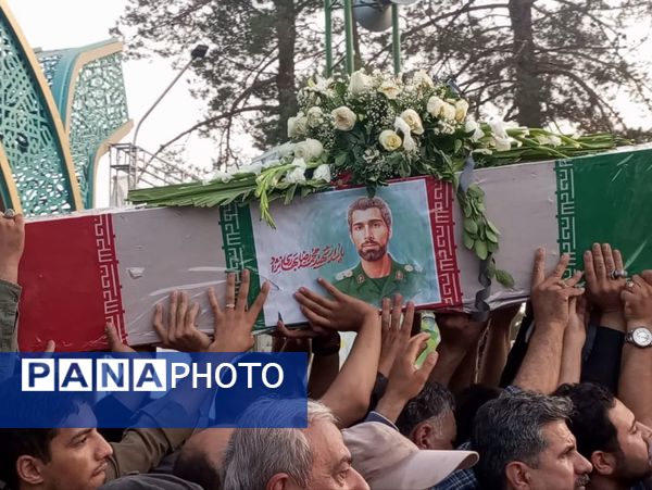 تشییع باشکوه پیکر شهید مبارزه با اسرائیل جنایتکار