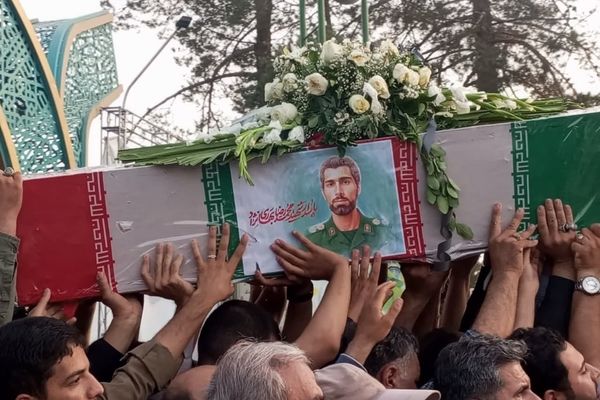 تشییع باشکوه پیکر شهید مبارزه با اسرائیل جنایتکار