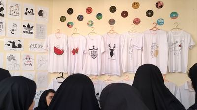 بازدید دانش‌آموزان آموزشگاه فدک از هنرستان حضرت زهرا(س) شهرستان بن