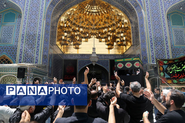 جلوهایی از عزاداری روز تاسوعا در حرم حضرت معصومه(س)