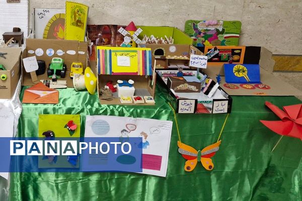 کارگاه تولید محتوا و برپایی نمایشگاه پژوهش در دبستان بانو ابوالوفا ناحیه دو شهرری 