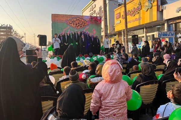 جشن بزرگ میلاد مولود کعبه در شهر قیامدشت ری یک