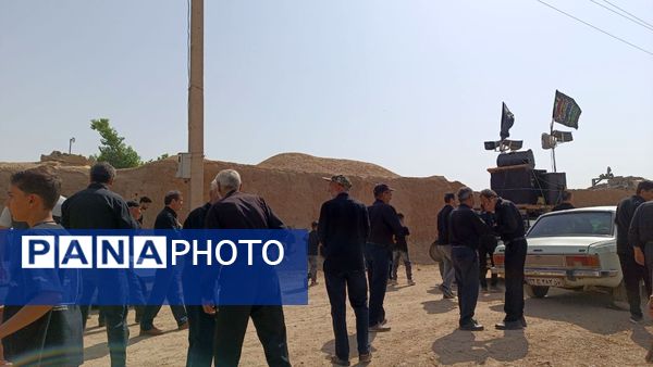 عزاداری مردم روستای جلماجرد در تاسوعای حسینی