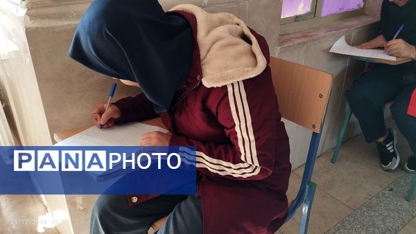حال و هوای دانش‌آموزان منطقه معمولان در آزمون‌های نوبت اول