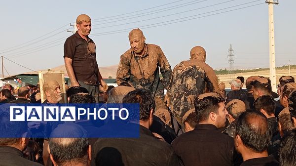 «علم‌ها در آب» سنت عاشورایی مردم بن 