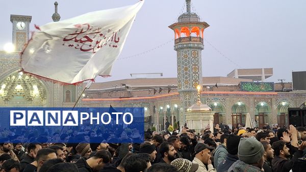 مراسم عزاداری شام شهادت امام هادی(ع) در حرم بانوی کرامت 