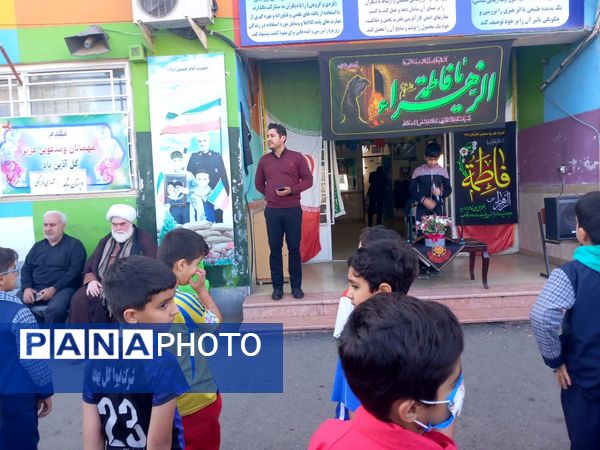 مراسم شهادت حضرت فاطمه(س) در مدرسه شهدای فرهنگی