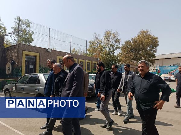بازدید  رئیس مرکز حراست وزارت آموزش و پرورش از خدمت‌رسانی به زائران در مشهد
