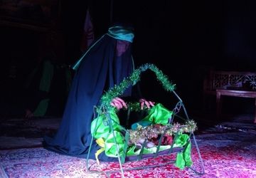 مراسم عزاداری شب هفتم محرم در دبیرستان فرزانگان نیشابور