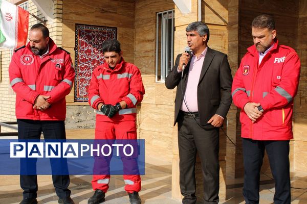 مانور سراسری زلزله و ایمنی در پردیس