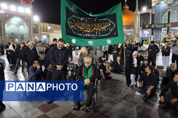 حرم کریمه اهل بیت در  شام شهادت حضرت زهرا(س)