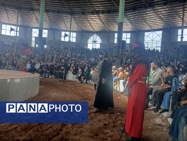 آیین سنتی شبیه خوانی اربعین حسینی در احمدآباد میانجلگه