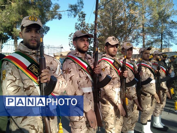 مراسم تشیع پیکر شهید گمنام در شهرستان خلیل آباد 