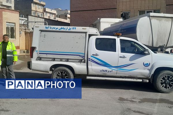 مانور سراسری زلزله در دبیرستان شهید محمدجواد باهنر دماوند