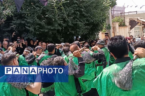 عزاداری مردم کرمانشاه در تاسوعای حسینی