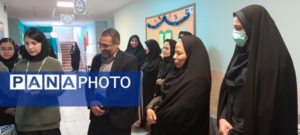مراسم هفته کتاب و کتابخوانی در دبیرستان فرزانگان استعداد درخشان شهرستان ملارد