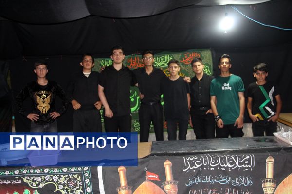 مراسم عزاداری شب هفتم محرم در مسجد امام هادی(ع) شهرکرد