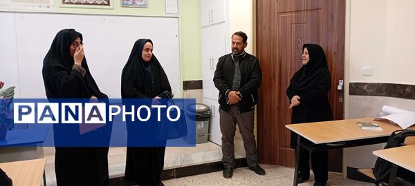 بازدید مسئولین آموزش و پرورش خلیل آباد از دبیرستان مادرمهربان نقاب