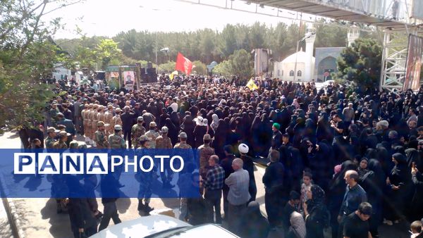 پیاده‌روی جاماندگان اربعین در شهرستان بیرجند