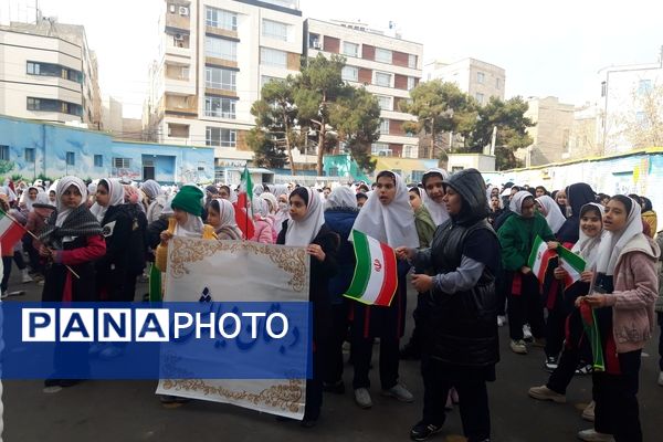 برپایی جشن طنین مقاومت در مدارس شهرستان قدس