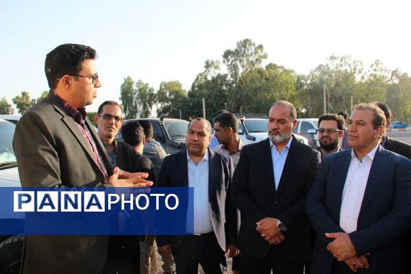 افتتاح و کلنگ‌زنی چندین طرح عمرانی در شهرستان بم 
