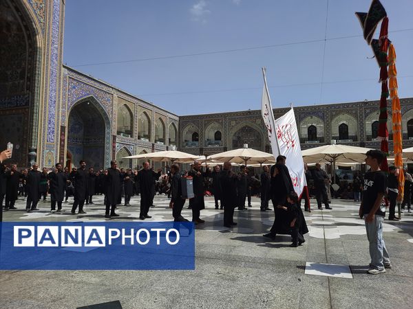 مراسم پیاده‌روی جاماندگان اربعین در مشهد