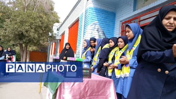 بازگشایی دبیرستان میثاق منطقه تبادکان