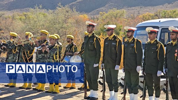استقبال باشکوه مردم شهرستان بهاباد از شهید گمنام