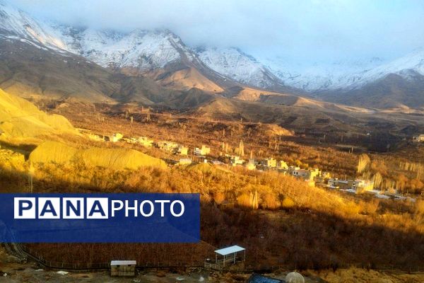 حال هوای شهر زیبای بار بعد از اولین بارش باران زمستانی