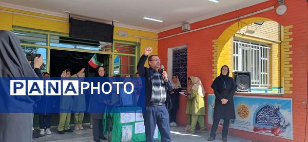 اعلام انزجار دانش‌آموزان ملاردی از رژیم کودک‌کش و جنایتکار صهیونیستی و حمایت از جبهه مقاومت