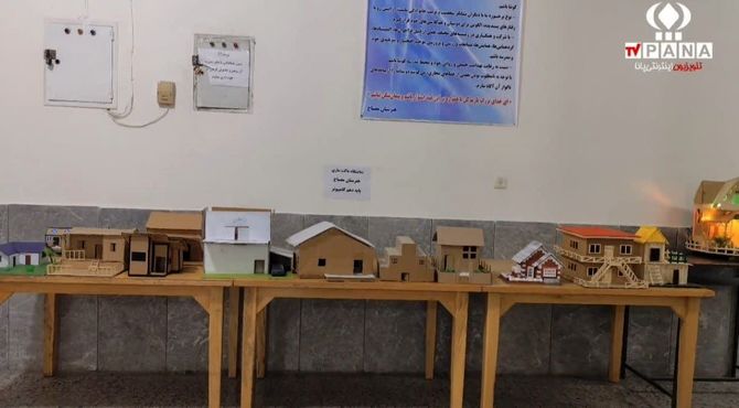 نمایشگاه ماکت‌سازی پایه دهم کامپیوتر هنرستان مصباح یزد