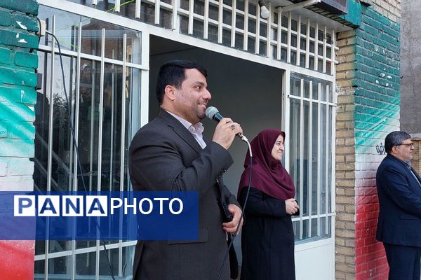 افتتاحیه طرح گلستان زندگی  دبیرستان شهدای هسته‌ای قرچک 