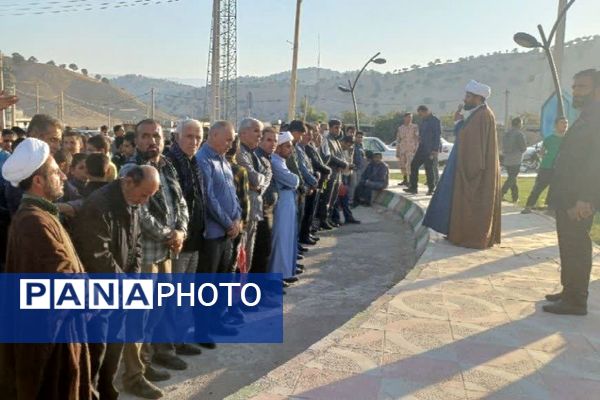 اجتماع بزرگ مردم دیشموک در محکومیت شهادت مظلومانه سید حسن نصرالله