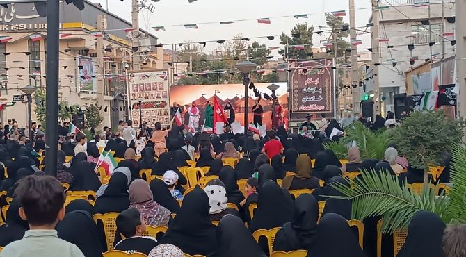 مراسم شهادت حضرت رقیه ( س ) در شهر ایلام برگزار گردید 