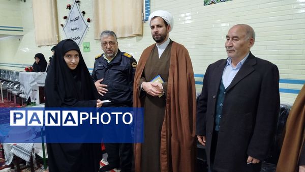 بدرقه دانش‌آموزان معتکف در شهرستان هوراند